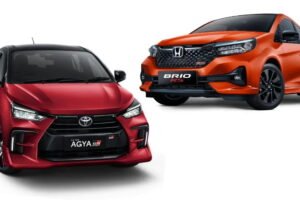 Toyota Agya vs Honda Brio